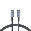 TECH-PROTECT ULTRABOOST MAX USB 4.0 8K 40GBPS TYPE-C CABLE PD 240W 100CM GREY